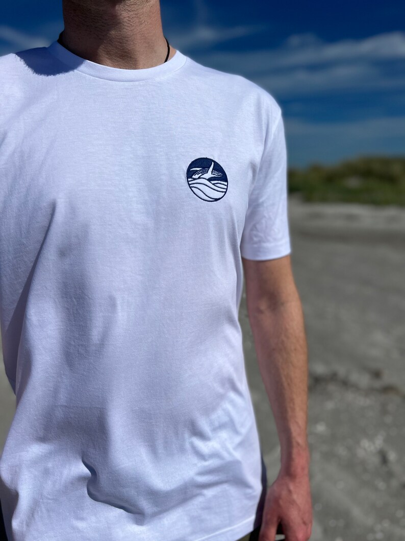 DJUR T-shirt broderad "Val" - 100 % ekologisk bomull, ekologisk och unisex bild 5