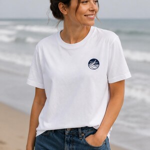 DJUR T-shirt broderad "Val" - 100 % ekologisk bomull, ekologisk och unisex bild 6