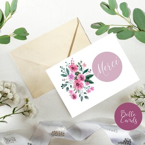 Merci Carte De Remerciements Imprimable Evenements Speciaux Etsy