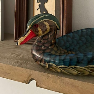 Duck Trinket Dish Jewelry Holder Vanity Ring Tray