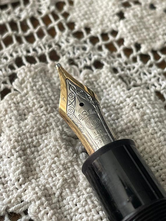 Rare 80s Montblanc Meisterstück 149 Fountain Pen With 14C Gold Nib