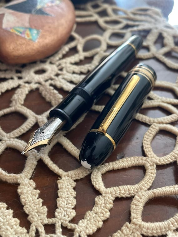 Rare 80s Montblanc Meisterstück 149 Fountain Pen With 14C Gold Nib