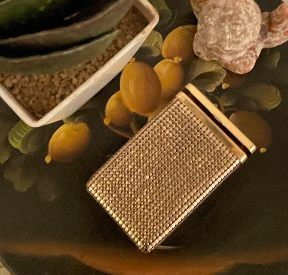 Vintage Glomesh Cigarette Case Gold Mesh | Retro 1960s Metal Wallet | Mid  Century Compact Clutch Accessory