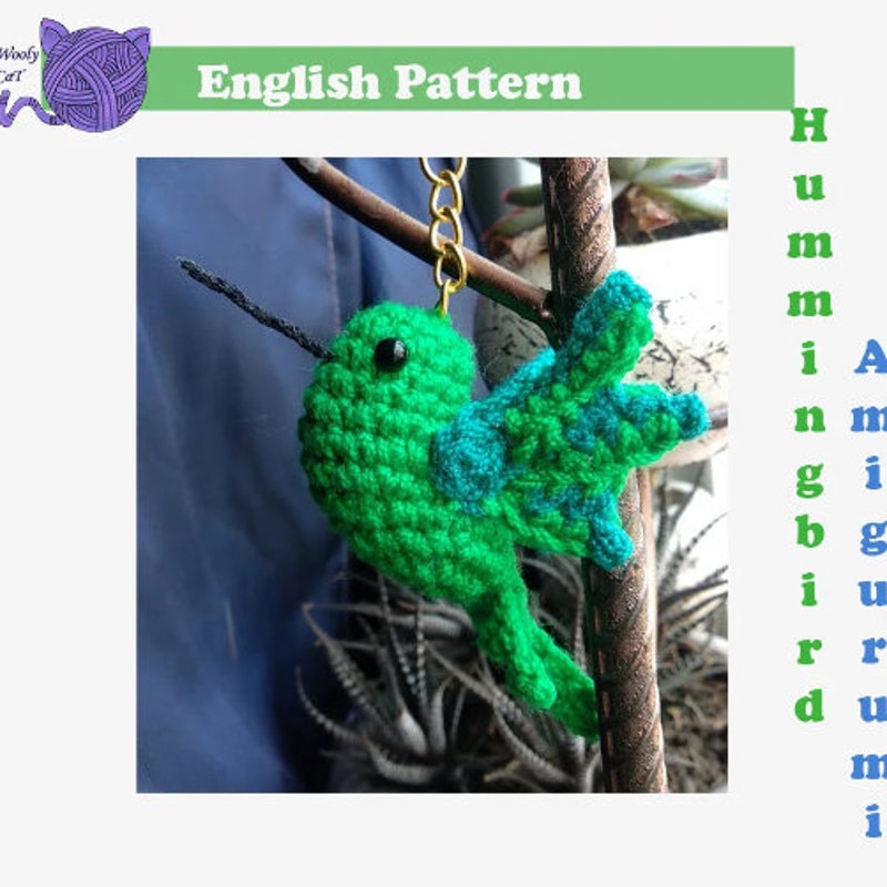 Crochet Hummingbird - Etsy