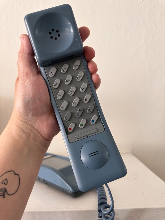 Téléphone vintage Bleu