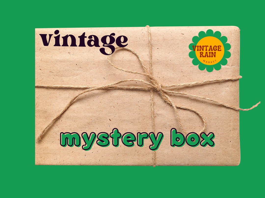 Vintage Mystery Box, Retro Home Decorations , Lot of Authentic Vintage Decor, Boho Blind Box