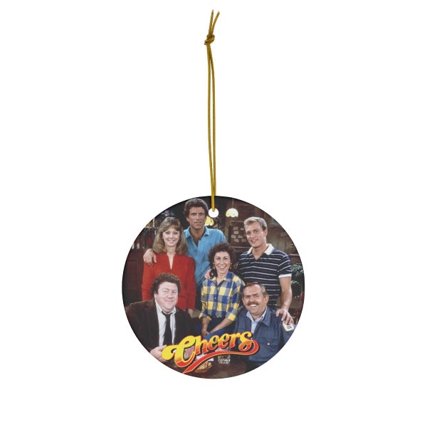 Cheers Christmas Ornament, Where Everybody Knows Your Name, 80's tv show, Cheers the Bar holiday gift