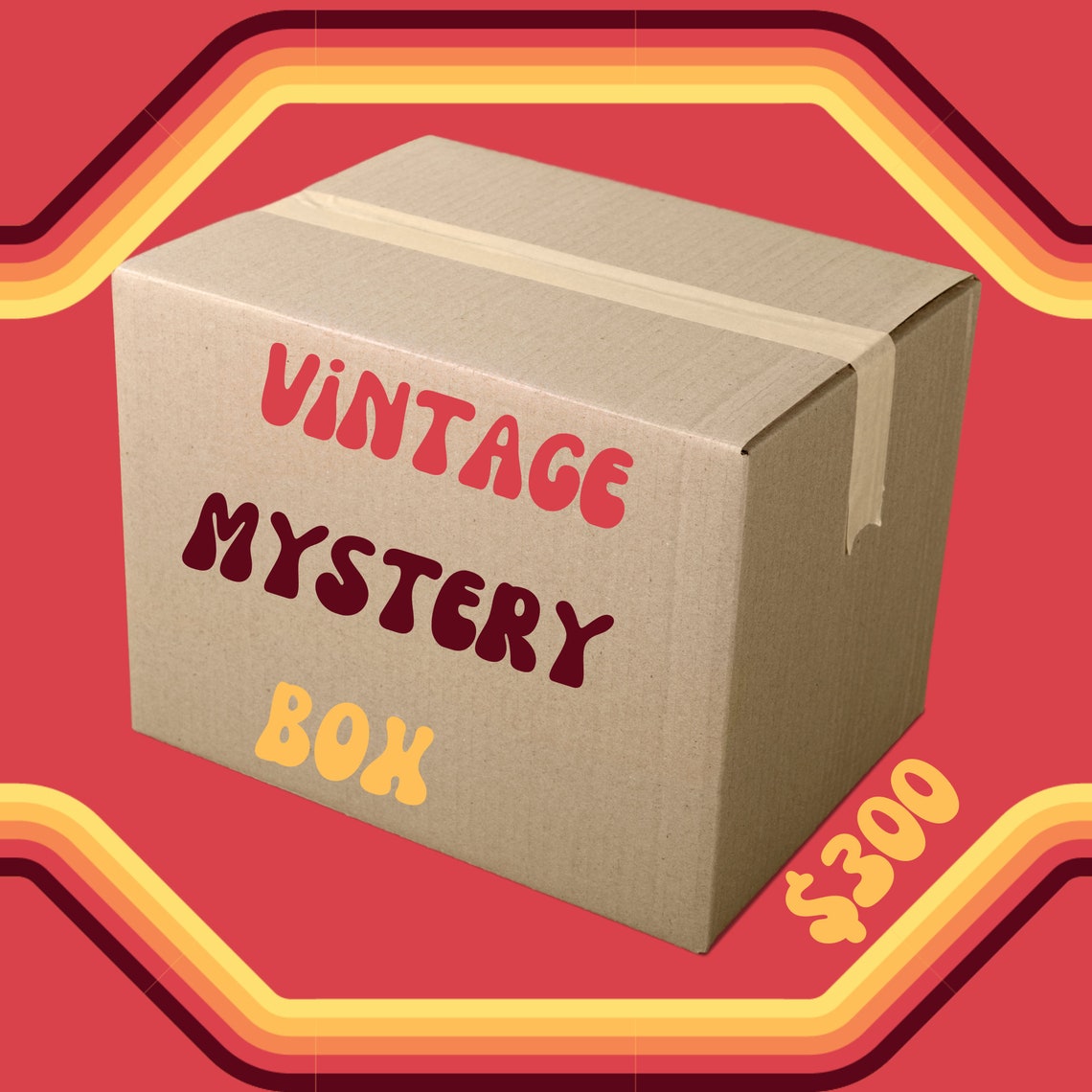 Vintage Mystery Box Cottage Core Decor Mystery Box Vintage Etsy