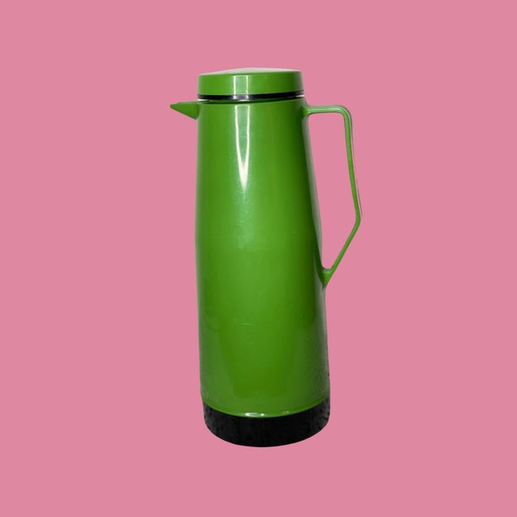 Vintage Thermos Glass Vacuum Avocado Green Model 90Q Carafe Coffee