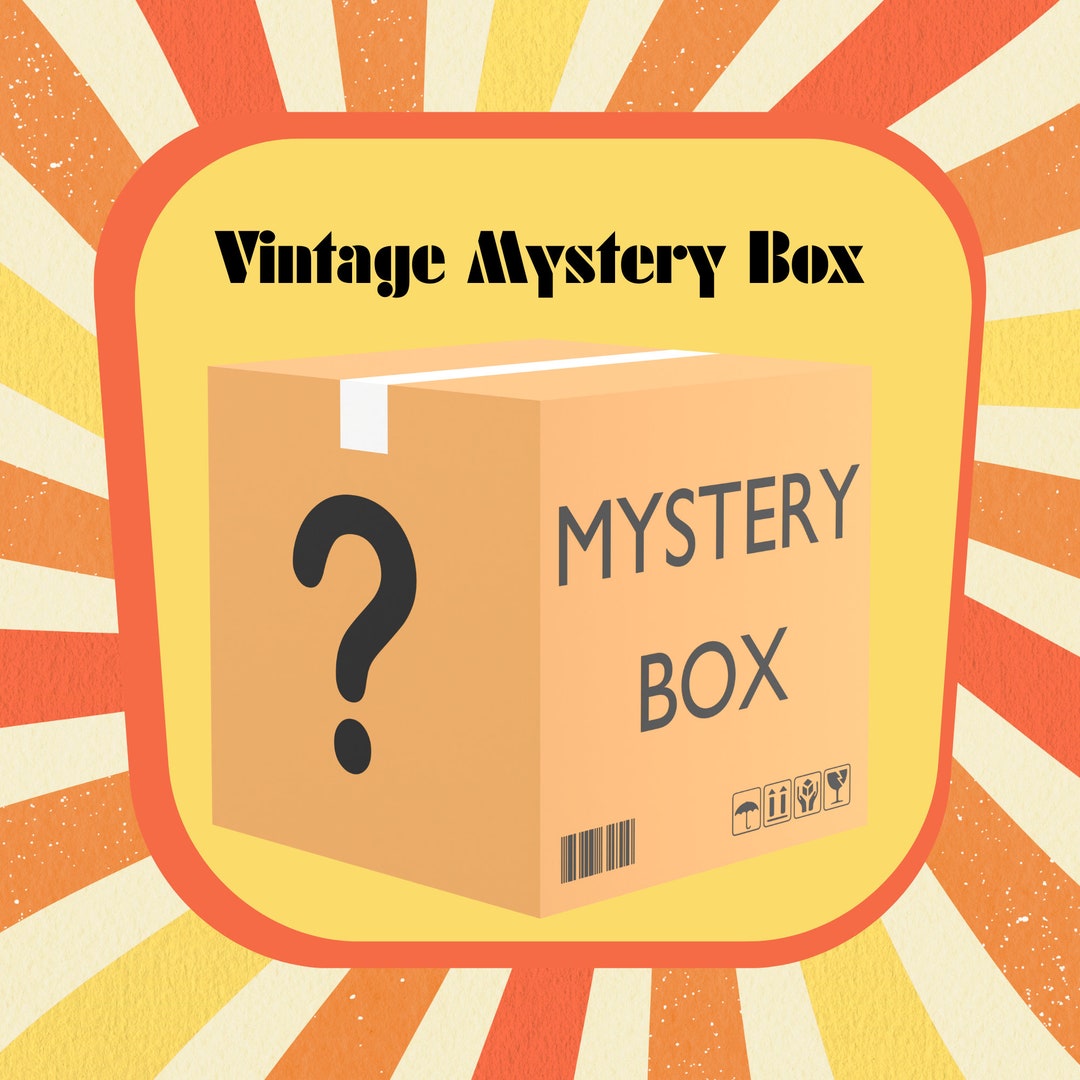 Vintage Mystery Box, Retro Home Decorations , Lot of Authentic Vintage Decor, Boho Blind Box