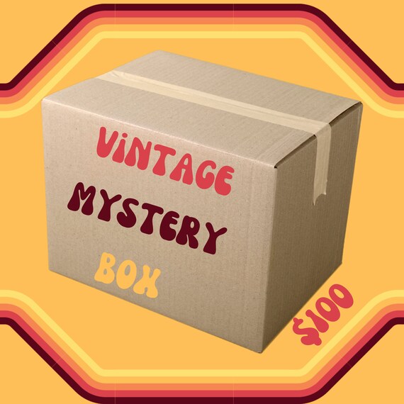 Vintage Mystery Box 50's 60's 70's 80's Etsy