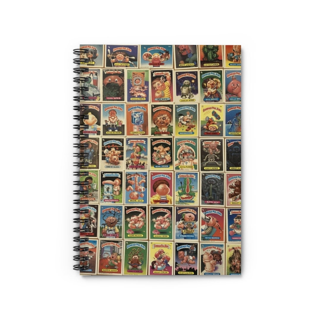 Garbage Pail Kids Trading Card Notebook, Retro 80's Trading Cards