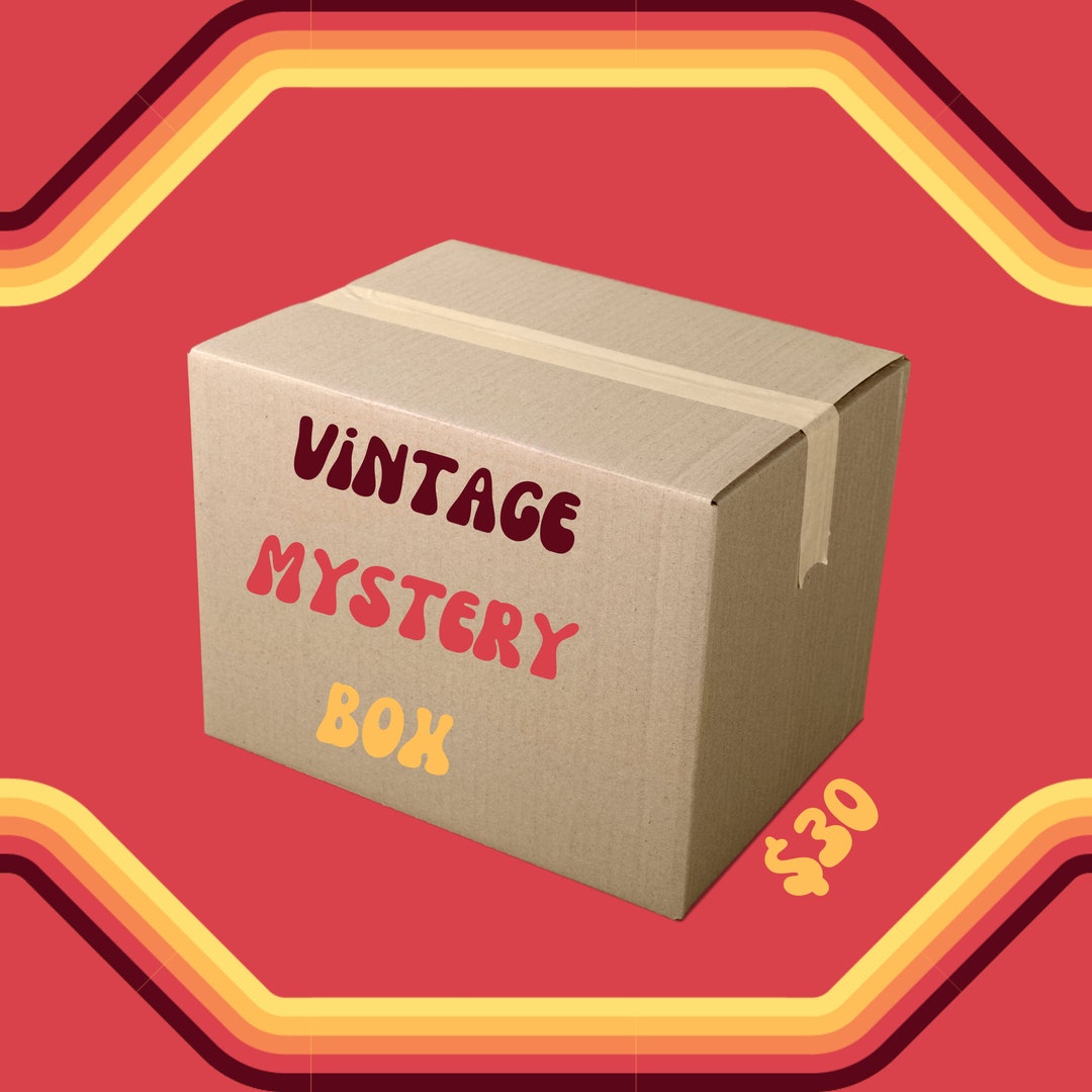 Vintage Mystery Box Retro Home Decorations Lot of Authentic Etsy