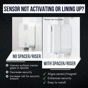 Sensor Riser Compatible with Ring | Ring  Sensor Mount | Home Security System Accessories | Ring Alarm  Sensor Spacer