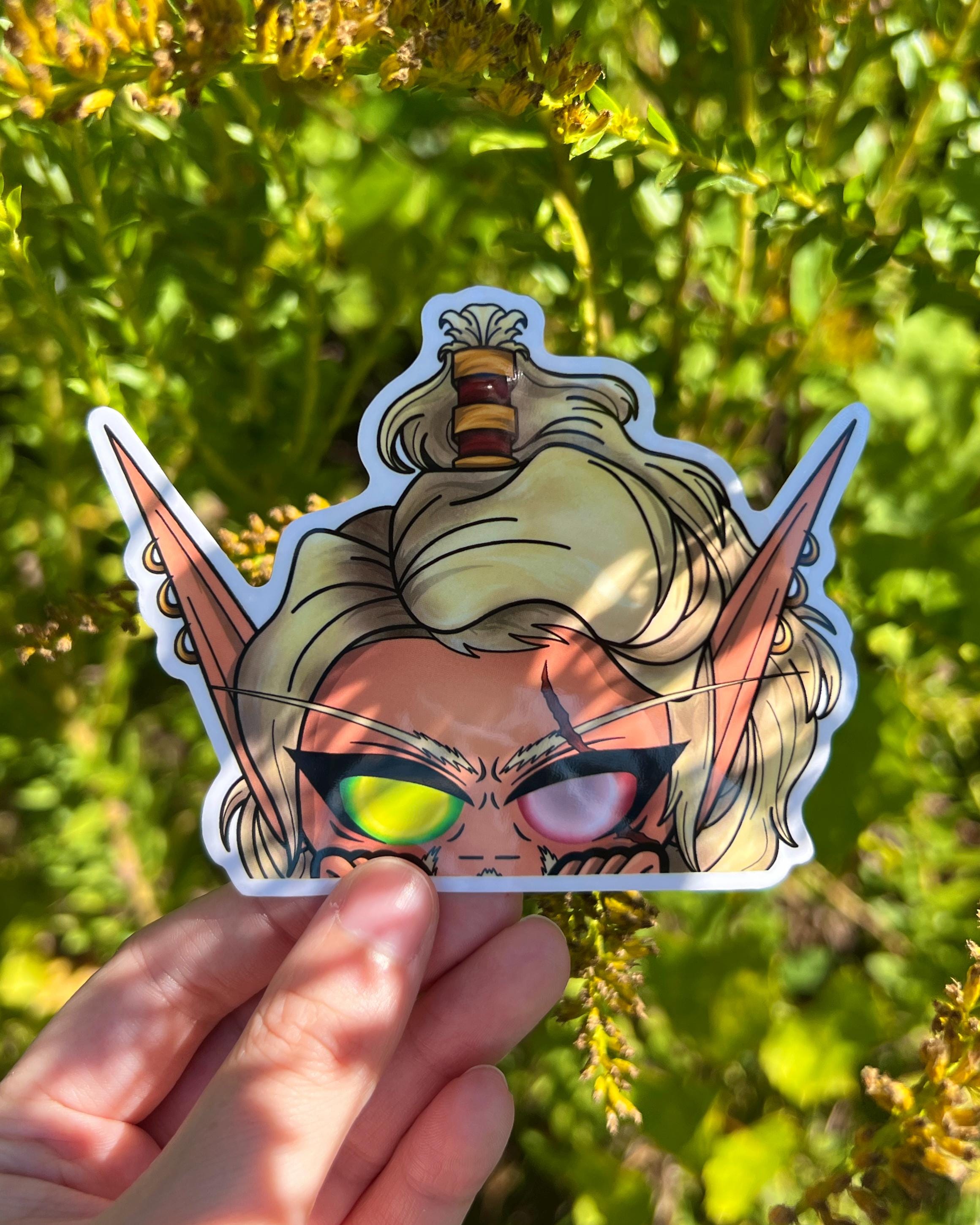 Sticker Lor STICKER | Lor'themar Theron Clear Peeker From World of Warcraft ...