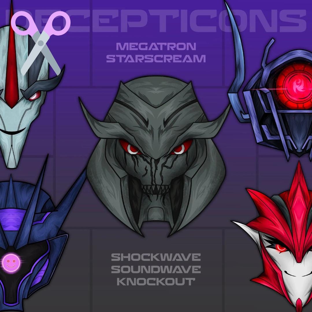 PRINT | Transformers Prime Decepticons - Illustration by Faeyruh - Art ...