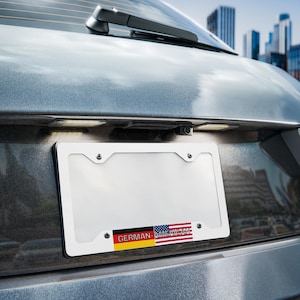 Duits-Amerikaans metalen kentekenplaatframe