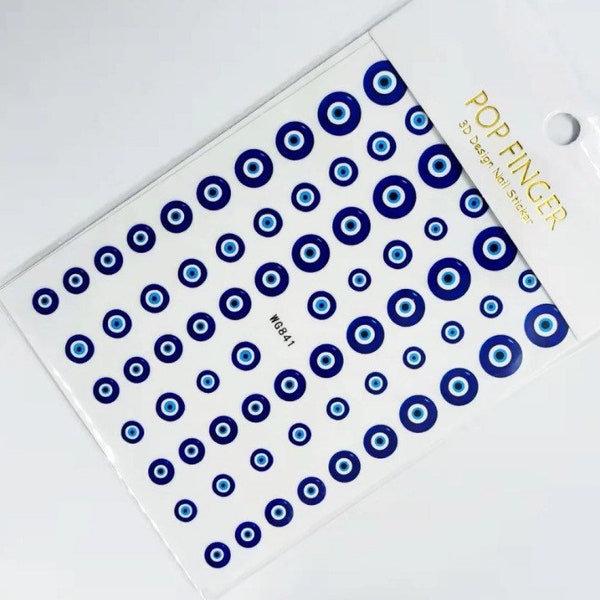 Evil Eye Nail Stickers / decals
