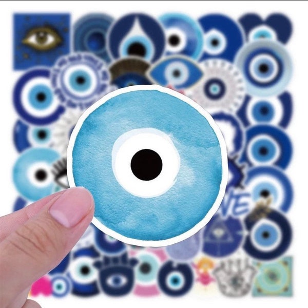 Evil Eye/ Greece Stickers Pack of 10 20 30 40 50