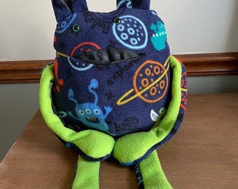 Vintage Ty Monstaz Beanie Plush 'Marty' (6 inch) - No Sound