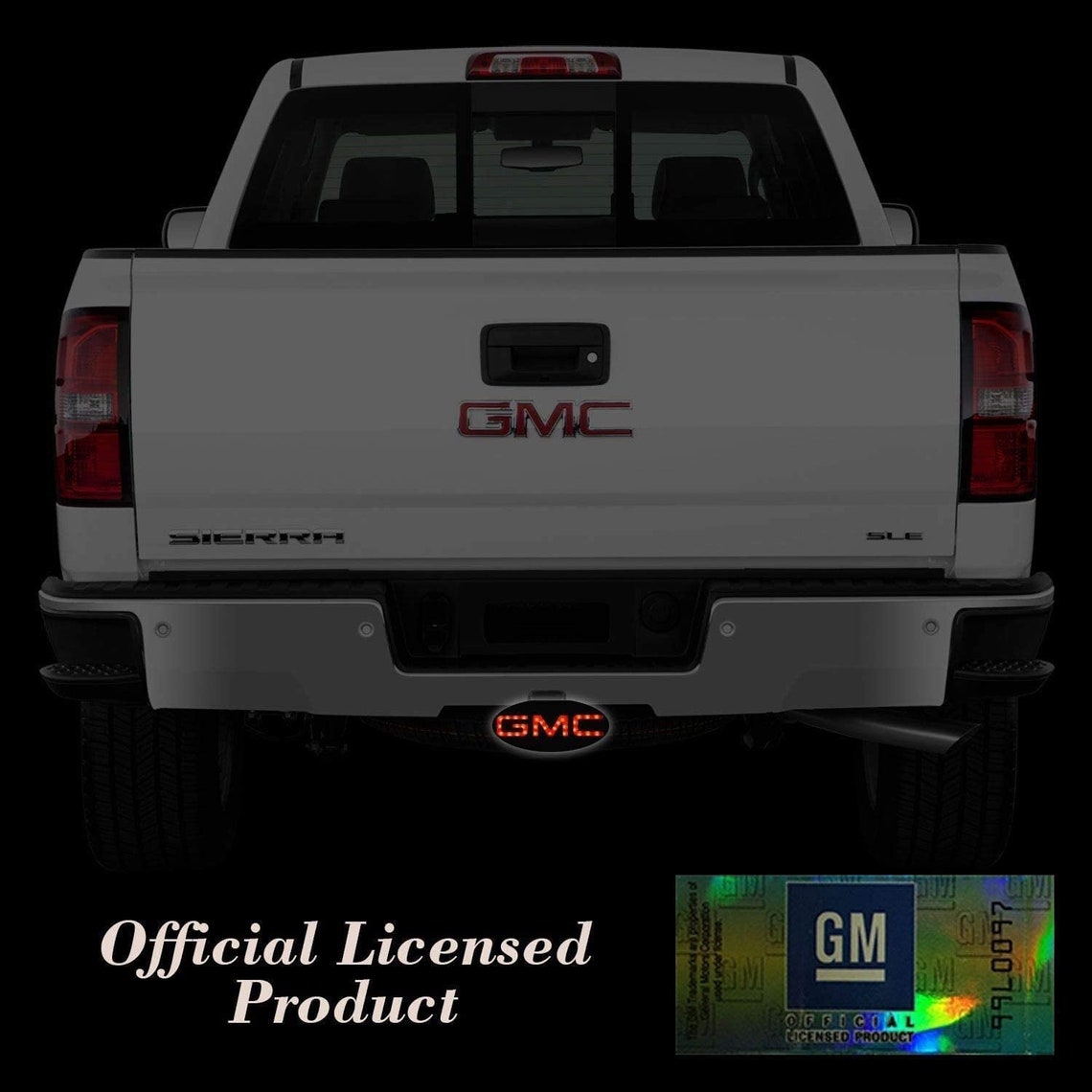 GMC Hitch Cover LED Light Hitch Receiver Covers Compatible Etsy