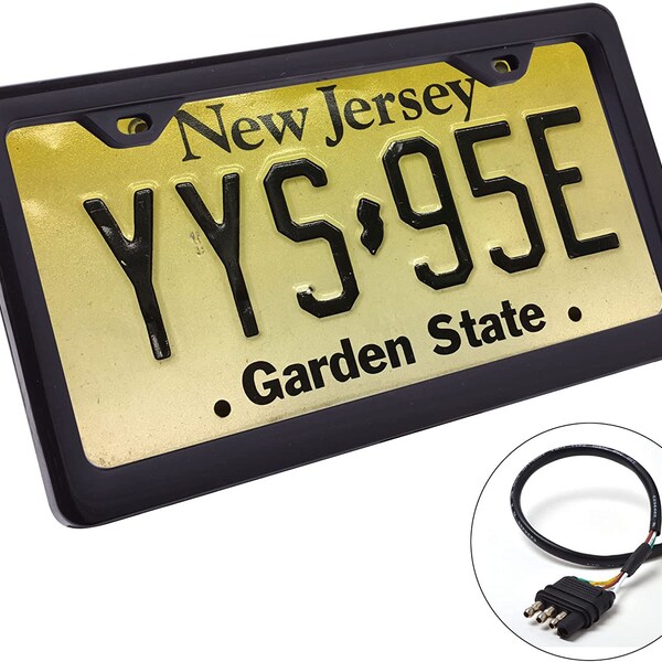 Led License Plate Frame Etsy