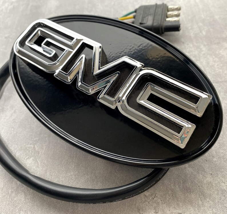 GMC Hitch Cover LED Light Hitch Receiver Covers Compatible Etsy