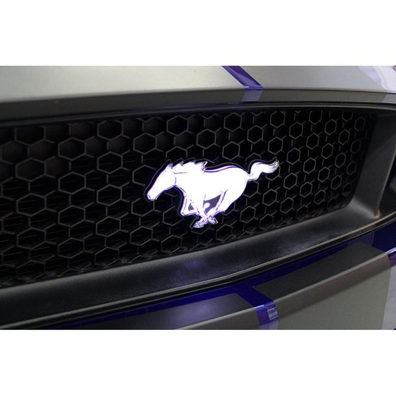 Light up mustang emblem deals