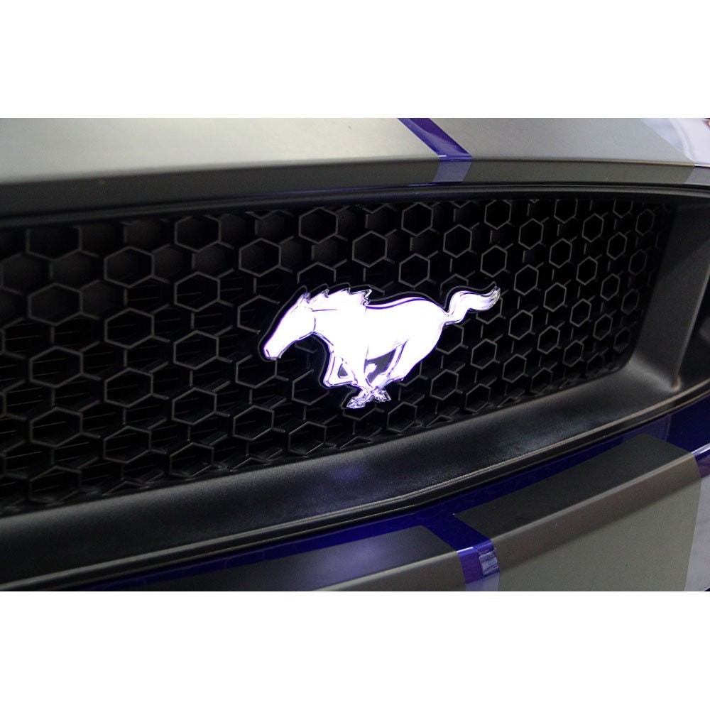 Ford mustang led logo deals