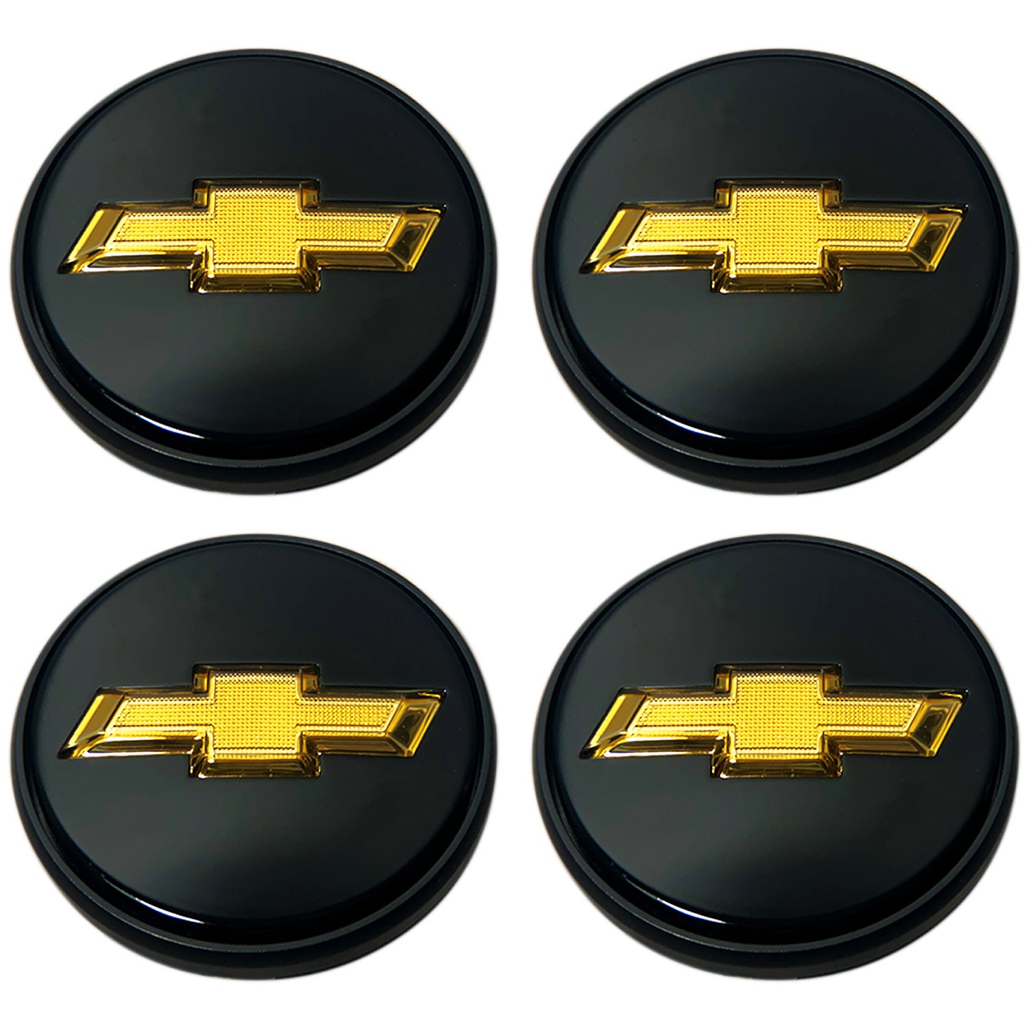 Yellow Logo Wheel Center Cap Replacement for Sale
