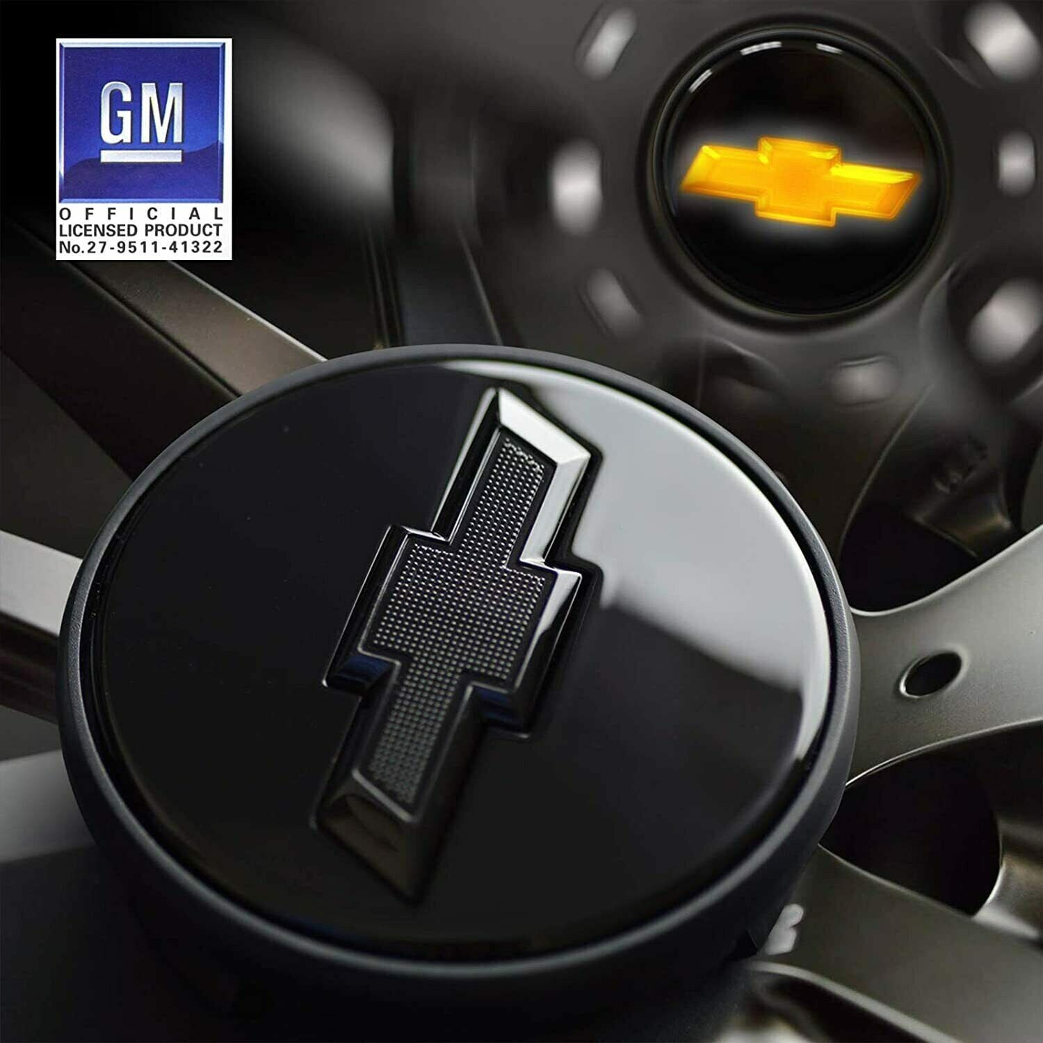2014 21 GM Silverado Tahoe Suburban Center Cap black black