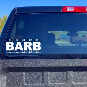 Threatening Hoss Decals - BARB / HOSS / THREAT / Speek Up Librul / Certified Hoss / Gobbless Hoss
