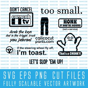 "Ich denke, dass Sie sollten, SVG EPS Vektorgrafik / ITYSL / Bogen #4 (Corncob TV, das ist ein Chunky, calicocutpants.com, zu klein, etc.)