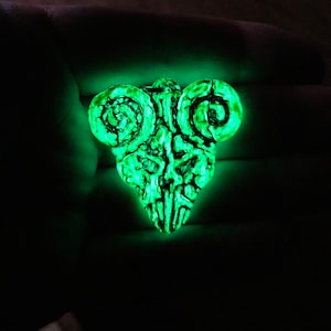 The Pendant of Destiny / The Pick of Destiny / Tenacious D / Glow-in-the-Dark Neon 3D Printed Guitar Pick