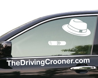 ITYSL Season 3 Decals - Driving Crooner Decals / Hat, Cigar and Website Bundle - I Think You Should Leave with Tim Robinson