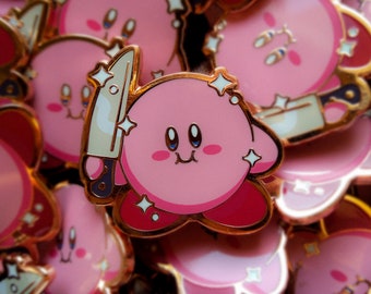 Kirby Knife Enamel Pin