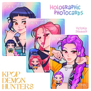 K-pop Demon Hunters • Huntrix Photocards (Pre-Order)