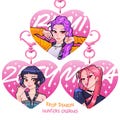 K-pop Demon Hunters, Huntrix, Rumi, Mira, Zoey Charms, keychains (Pre-Order) product logo