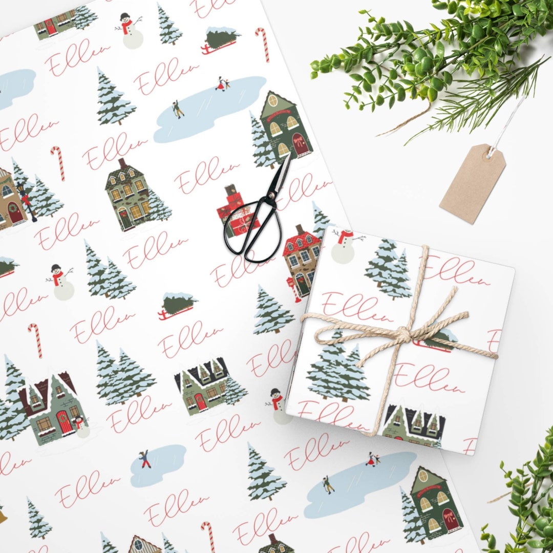 Personalized Christmas Village Pieces 
