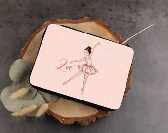 Pencil case personalized ballerina