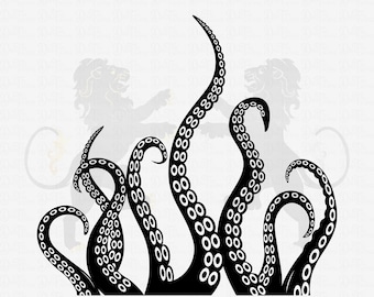 Octopus Tentacles Svg, Octopus Svg, Tentacle Svg, Tentacles Clipart, Kraken Svg, Tentacles Vector, Tentacles Cutfile, Tentacles Cricut PNG