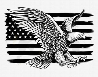 Eagle through Flag Svg, Eagle With Flag Svg, Eagle USA Svg, American Eagle Svg, Eagle Through Flag Svg, American Flag Svg, Patriotic Svg