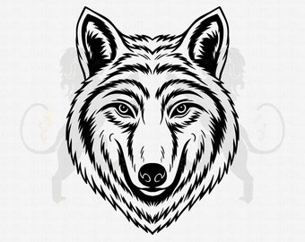 Howling Wolf Svg, Wolf Svg, Mountain Wolf Svg, Wolf Clipart, Wolf Vector, Moon Wolf Svg, Wolf Cricut Cutfile, Wolf Png, Wolf Pack Svg Pdf