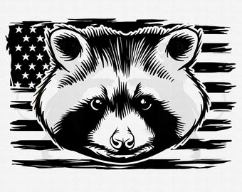 Guaxinim Com Bandeira Svg, Cara De Guaxinim Svg, Clipart De Guaxinim, Cutfile De Guaxinim, Cricut De Guaxinim, Vetor De Guaxinim, Camisa De Guaxinim,Peeking Raccoon Png