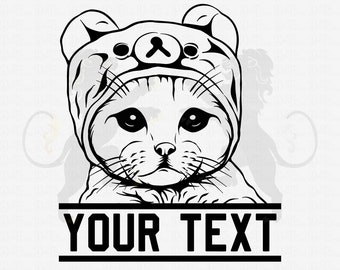 Cat Svg, Cute Cat Svg, Cat Clipart, Cat Cricut, Cat Cutfile, Peeking Cat Svg, Kitty Svg, Cat Printable, Cat Shirt Svg, Cat Vector,Kitten Svg