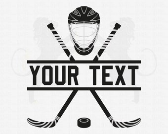 Ice Hockey Name Svg, Ice Hockey Ball Svg, Ice Hockey Svg, Hockey Svg, Hockey Clipart, Hockey Stick Svg, Hockey Vector, Hockey Shirt Svg Png