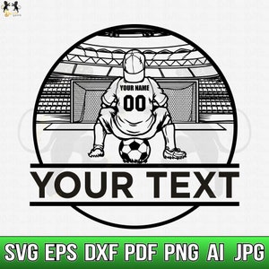 Soccer Svg, Soccer Player Svg, Soccer Monogram Svg, Soccer Clipart, Soccer Cricut Cut file, Name Soccer Svg, Soccer Shirt, Soccer Team Svg