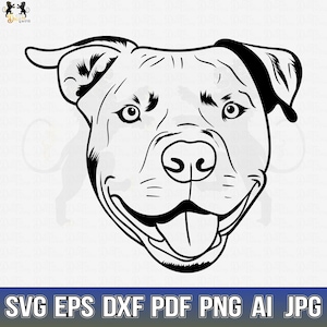 Pitbull Svg, Amerykański Pit Bull Svg, Pitbull Clipart, Pitbull Wektor, Pitbull Cricut, Łapa Psa Svg, Pitbull Plik Cięcia, Pies Svg Pitbull Podglądający