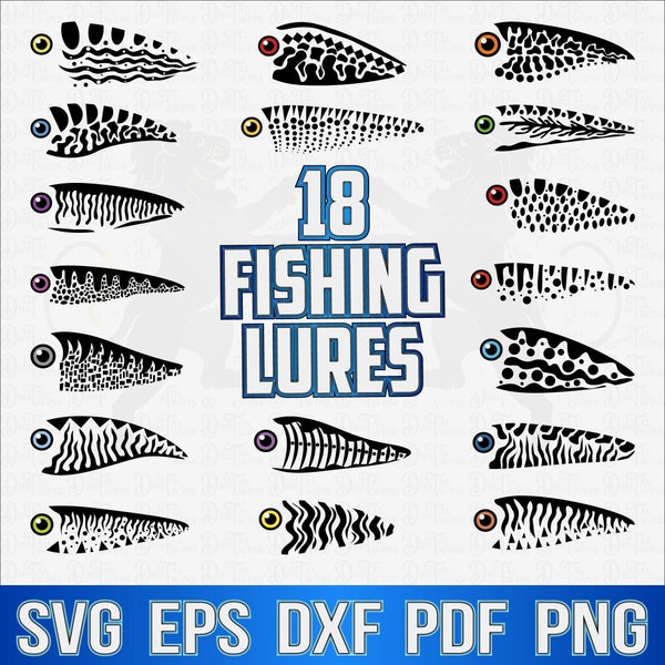 Fishing Lure Svg, Lure Svg Print, Fishing Lure Pattern Svg, Fishing Lure Tumbler Svg, Fishing Lure Vector, Fishing Lure Clipart Cricut Png