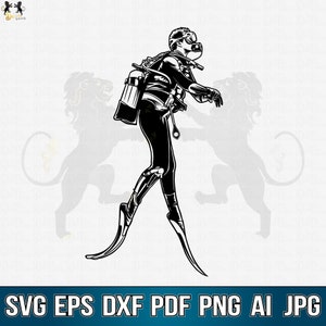 Scuba Diving Svg, Scuba Diver Svg, Scuba Diver Clipart, Scuba Diver Mask Svg, Scuba Diver Cricut, Scuba Diver Cutfile, Scuba Svg, Diver Svg